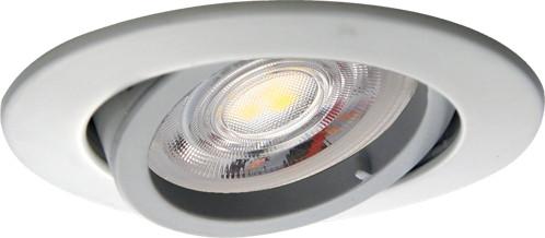 Kit 3 spots LED blancs encastrables Jade orientables - Module Triac 5W, 2700K, 400lm, ø83_2