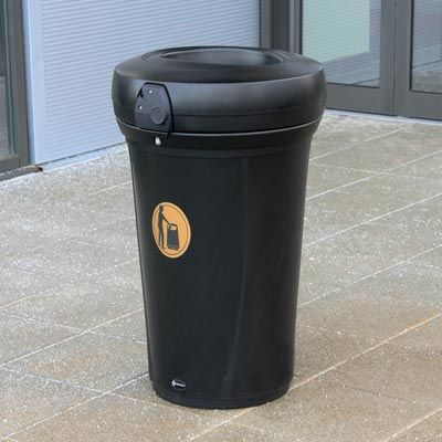 Pacifique - Poubelle publique Glasdon - 130 litres - Design contemporain, robuste et résistant_2