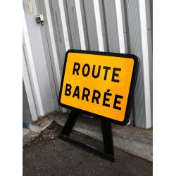Panneau indication temporaire route barrée KC121P_2