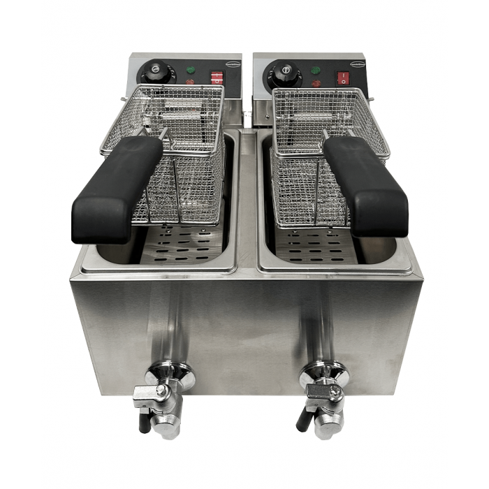 Friteuse posable électrique 2x4 l 7455.1002 COMBISTEEL_2