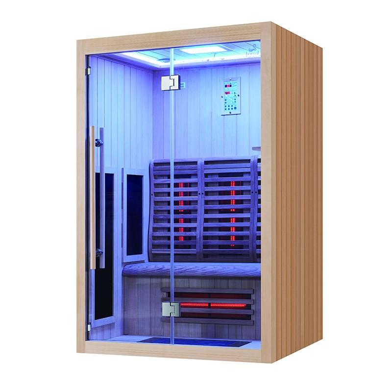 SAUNA INFRAROUGE BOREAL® SIGNATURE 130 À SPECTRE COMPLET - 130X110X205_2