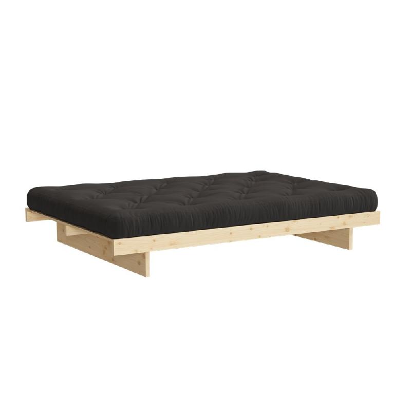 Lit futon Kanso Bed - Pin massif naturel - Couchage 160 x 200 cm - Sans tiroirs_2