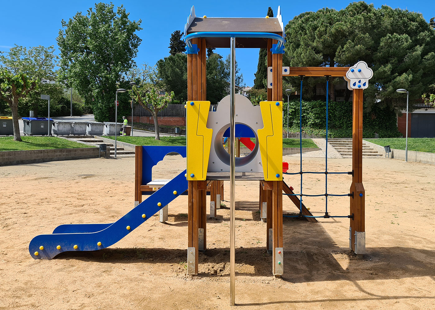 Structure de jeu Rayo JEDU07 - Collection EDUCA pour apprendre en jouant - Bois lamellé et panneaux ECOPLAY_2