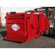 Dp 2500p - désileuse pailleuse - atelier 3T - portée 2,90 m3 - attelage fixe et commandes électriques_2