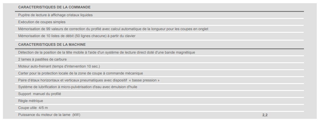 Norma vis - tronçonneuse à double tête - emmegi - lame de 400 mm_2