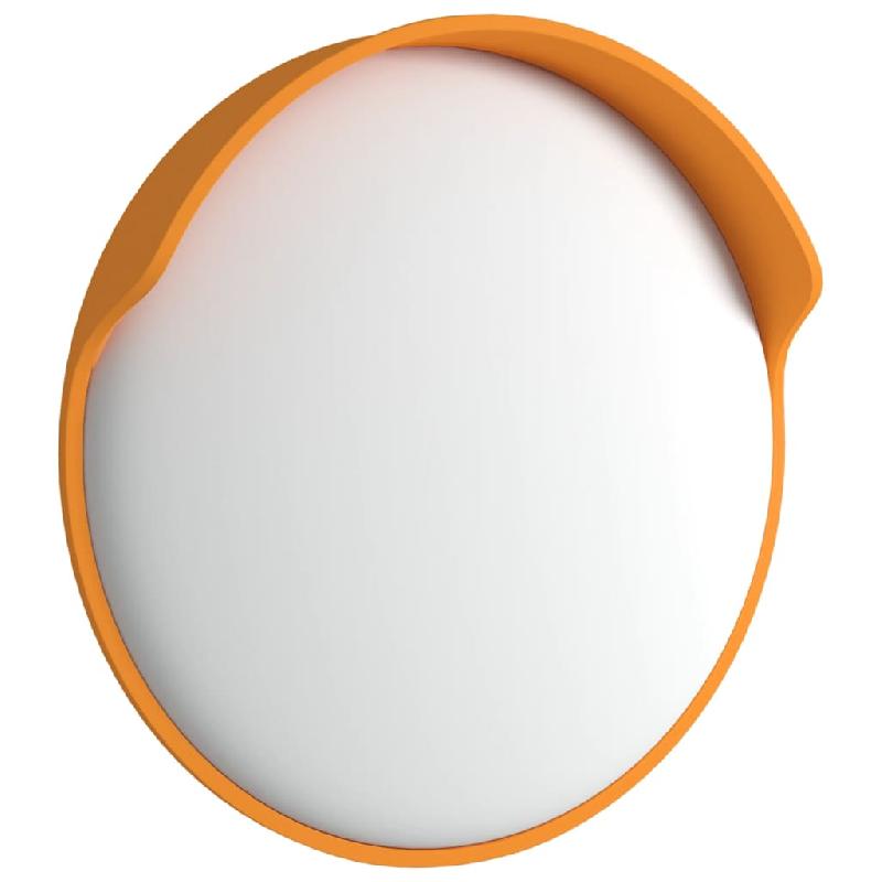 Vidaxl miroir de traffic convexe extérieur orange ø30 cm polycarbonate 153081_2