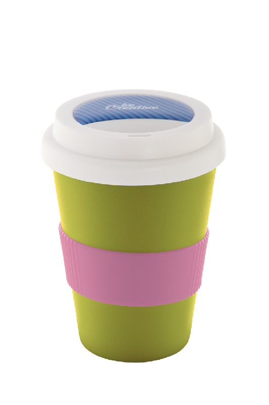 Mug thermos personnalisable - double paroi avec couvercle et poignée silicone - 300 ml_2