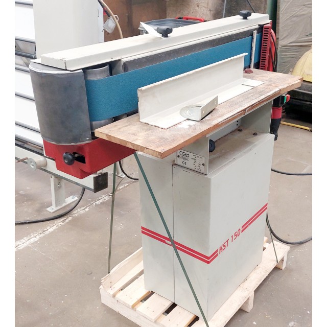 Ponceuse de chants à bande oscillante et inclinable - CEM KS 150_2