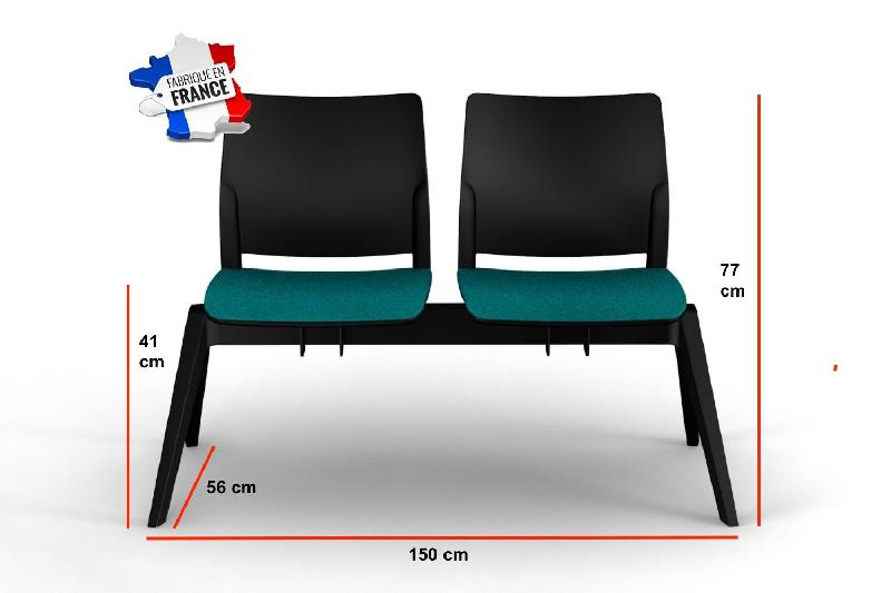 Poutre d'accueil mixte Adela - Sokoa - 2 places, Bleu_2