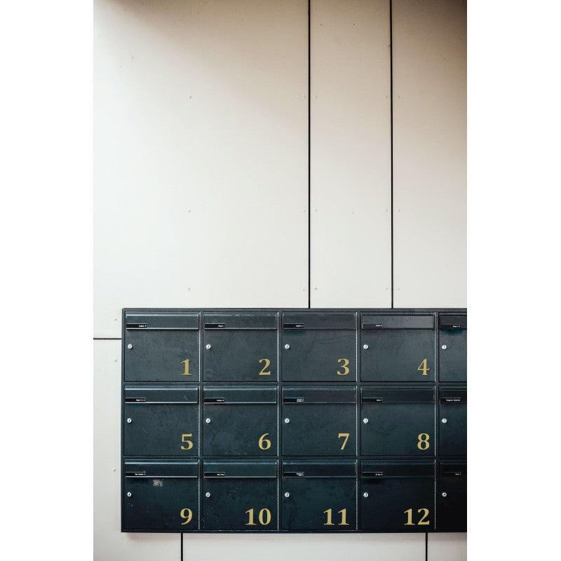 Chiffre autocollant doré - 8_2