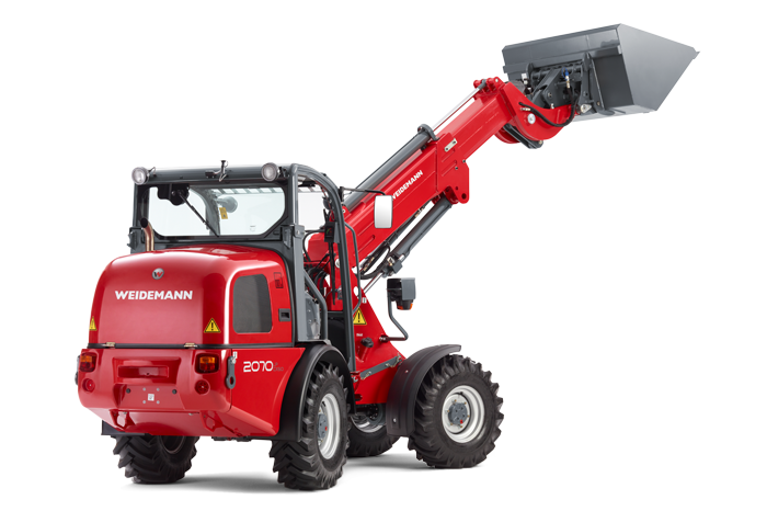 Mini-chargeuse 3.8t - Weidemann 2070 CX LP T - Télescopique avec grande hauteur de levage et portée_2