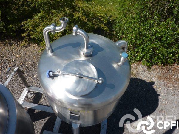 Bac de lancement LBL - Skid 2 x 200 L - Isolé & CF - Dimensions : 1800x1600x1600 mm - Poids : 300 kg_2