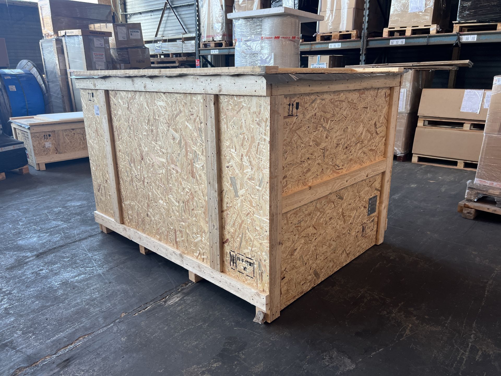 Caisse en bois sur-mesure en OSB - NIMP15 SEI 4C - Housse Thermosoudée - Fret Maritime_2