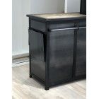 Comptoir pour magasin - Métal & Bois - Longueur 1,70m - Plateau en bois massif - Personnalisable_2