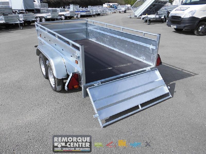 Remorque polyvalente Lider Robust 2M50 - 2 essieux non freiné - 253 x 134 cm - PTAC 750 Kg - Référence GH1054-IFW_2