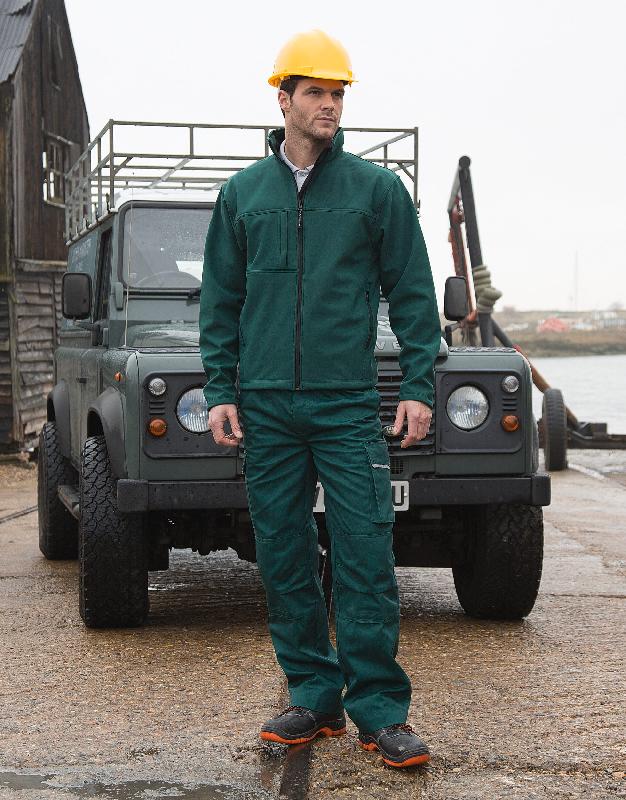 Veste softshell homme - Réf: R121 - déperlante, coupe-vent, respirante et imperméable - marque Result_2