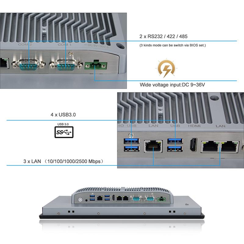 Panel PC industriel fanless 19