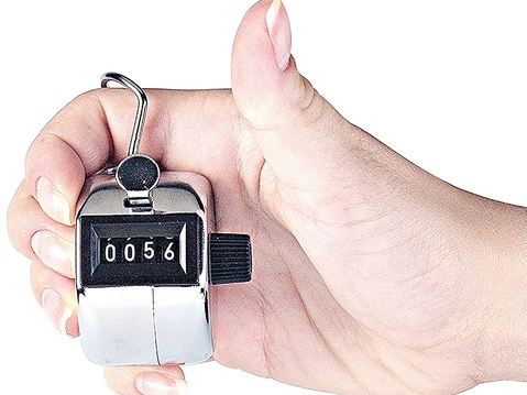 Compteur mécanique à main en métal - Pack de 2, idéal pour le sport et les loisirs - 18.96 infactory_2