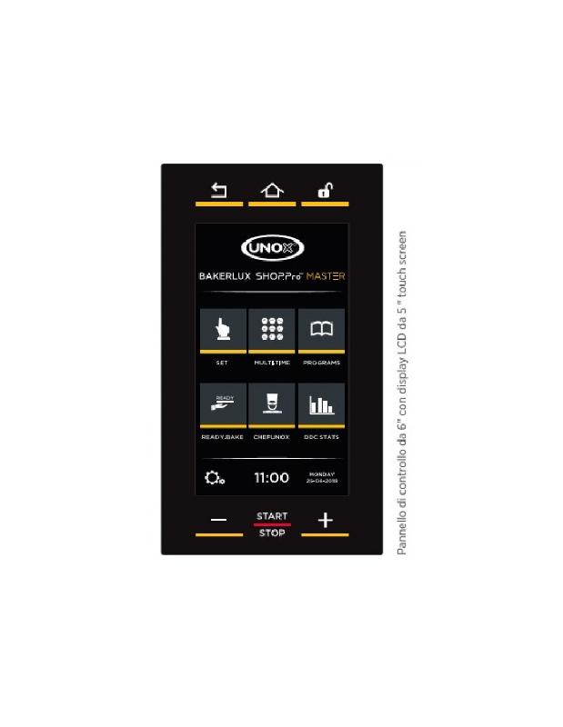 Four à convection - 10 niveaux 600x400mm, Humidité électrique - UNOX BAKERLUX SHOP.Pro™ MASTER_2