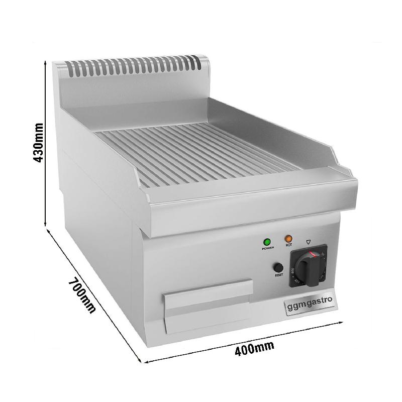 Plaque de cuisson électrique - 3,6 kW - Rainurée  - Mario 700 | GGM -EBGK400-E_2
