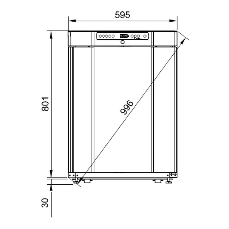 Réfrigérateur +5°C 125litres GRAM IIRR210LG10_2
