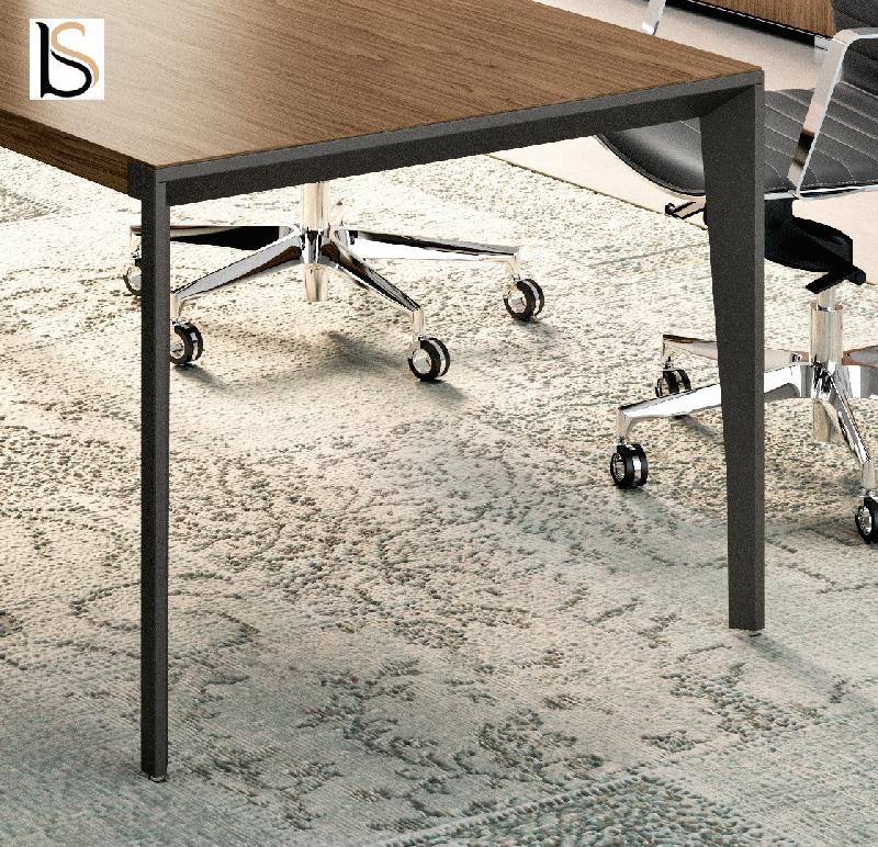 Bureau d'angle avec crédence laquée X9- Officity - 172, Gauche, Ébène_2