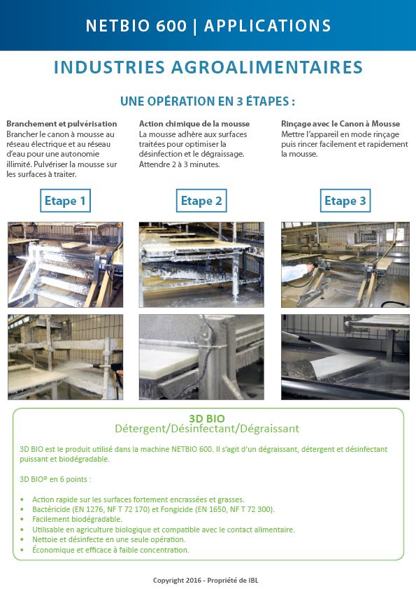 Canon a mousse autonome industriel agroalimentaire - netbio 600_2