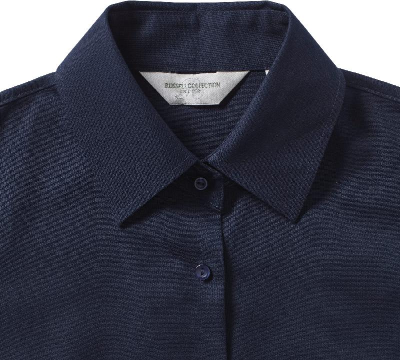 Chemise femme manches courtes Oxford - Réf: RU933F - 70% coton, entretien facile, plusieurs tailles et couleurs_2