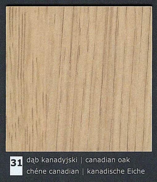 Grand bureau d'accueil droit Tera - MDD - Chêne Canadien, 304, Avec réhausse lumineuse_2