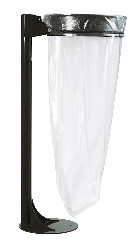Support sac ecollecto essentiel sur poteau platine_2