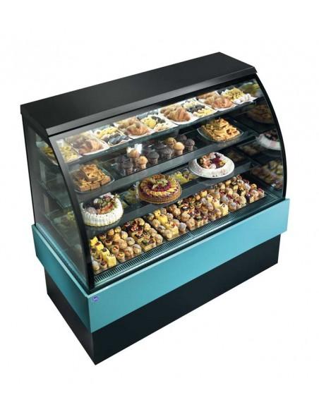 Vitrine - Froid ventilé, Éclairage LED, RAL 9005 - Référence: SIENA 1200_2