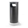 Sku: AC026 Alghero - Poubelle de ville avec cendrier - Cylindrique, tôle galvanisée, 440x400x1032_2