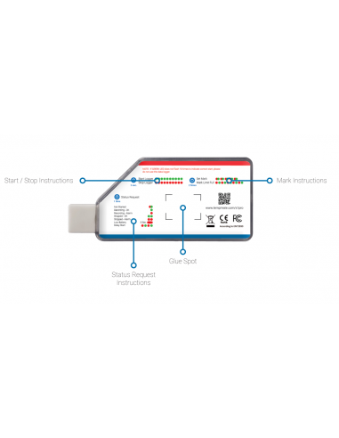 Tempmate S1 PRO T - Enregistreur de température usage unique - 200 jours d'enregistrement - Précision +/-0.3°C_2
