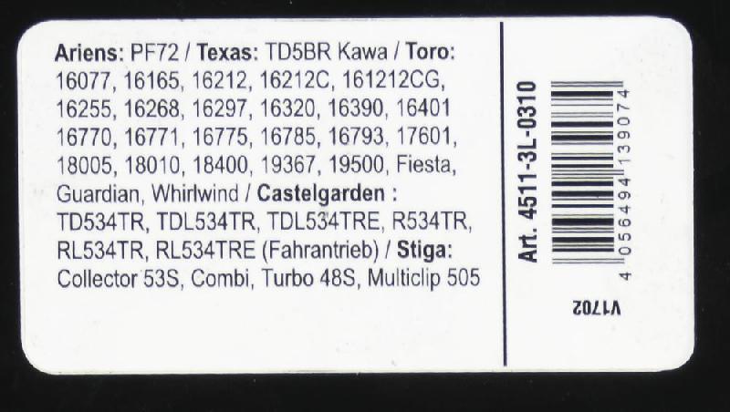 Courroie trapézoïdale X-Grip - type 3L-0310_2