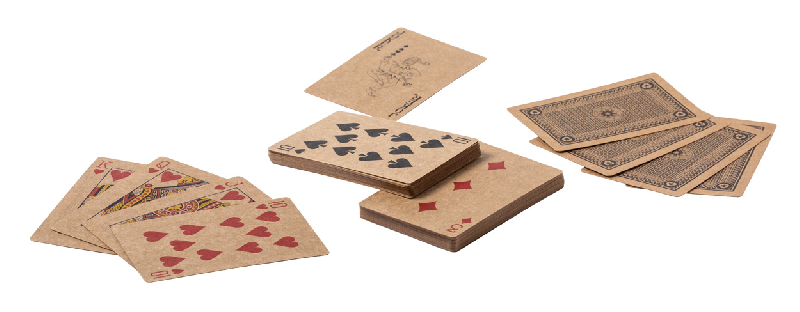 Set de jeux en bois - Dominos et jeu de 52 cartes - Couleur naturelle - 135g_2