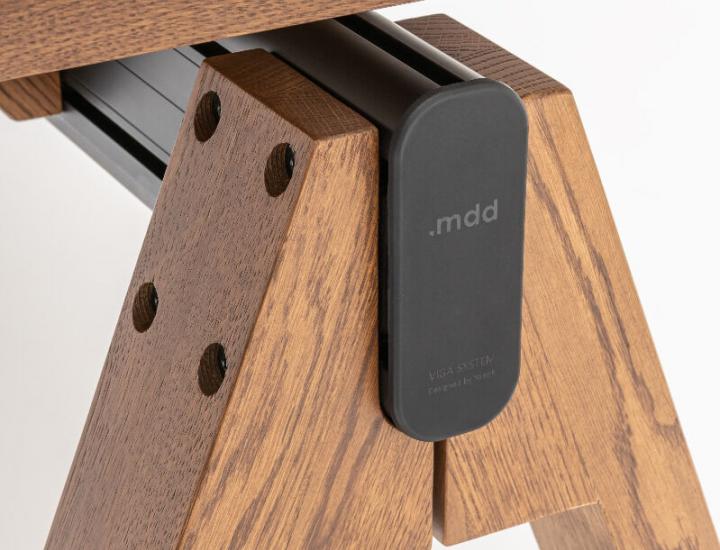 Bureau droit VIGA mélaminé simple - ref : viga simple_2