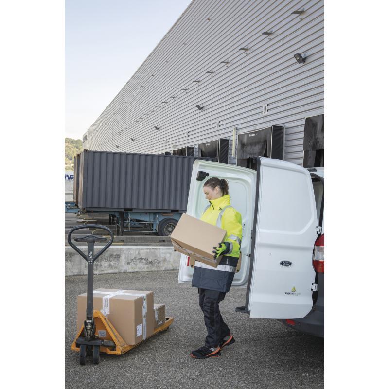 Parka haute visibilité en polyester enduit PU - Easyview - Classe 3 avec bandes rétro-réfléchissantes_2