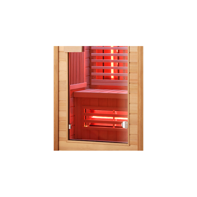 SAUNA ​​INFRAROUGE BOREAL® ​DIFFUSION 90 - 1 PLACE À SPECTRE COMPLET - ​90X90_2