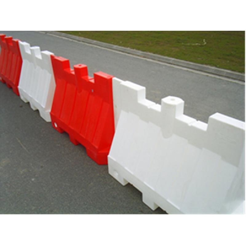 Séparateur de voie lestable - Polyéthylène haute densité - 75kg rempli - Blanc ou rouge - PLAST'UP ROTOMOULAGE_2