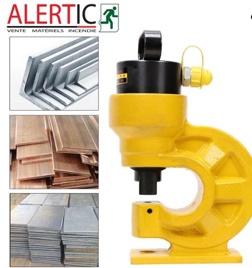 Outil hydraulique pour poinçonnage de plaques métalliques