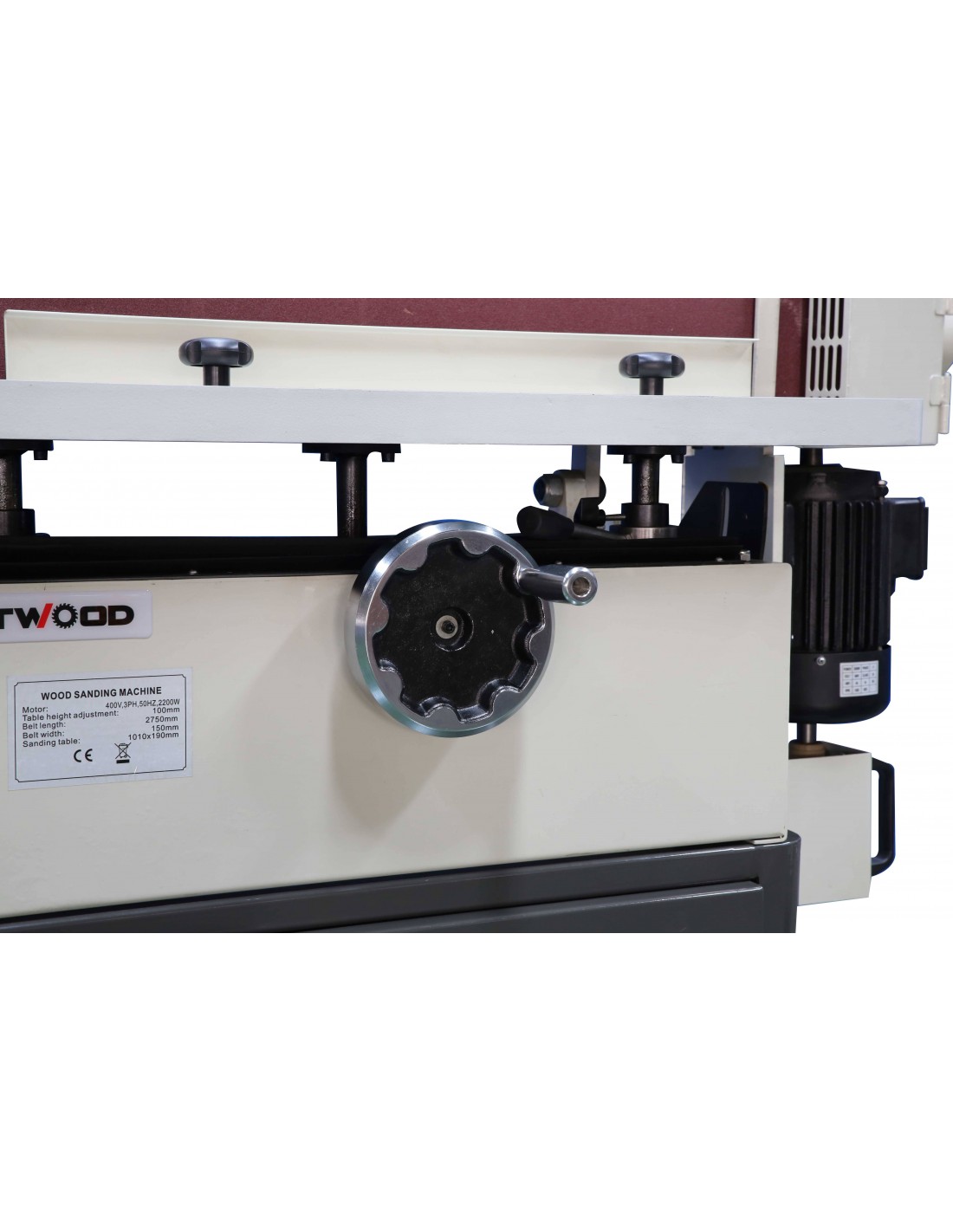 Ponceuse de chants oscillante HOLZPROFI MAKER - Réf ES6108-MONO - Ø 3 cylindres 110mm - Table en fonte inclinable_2