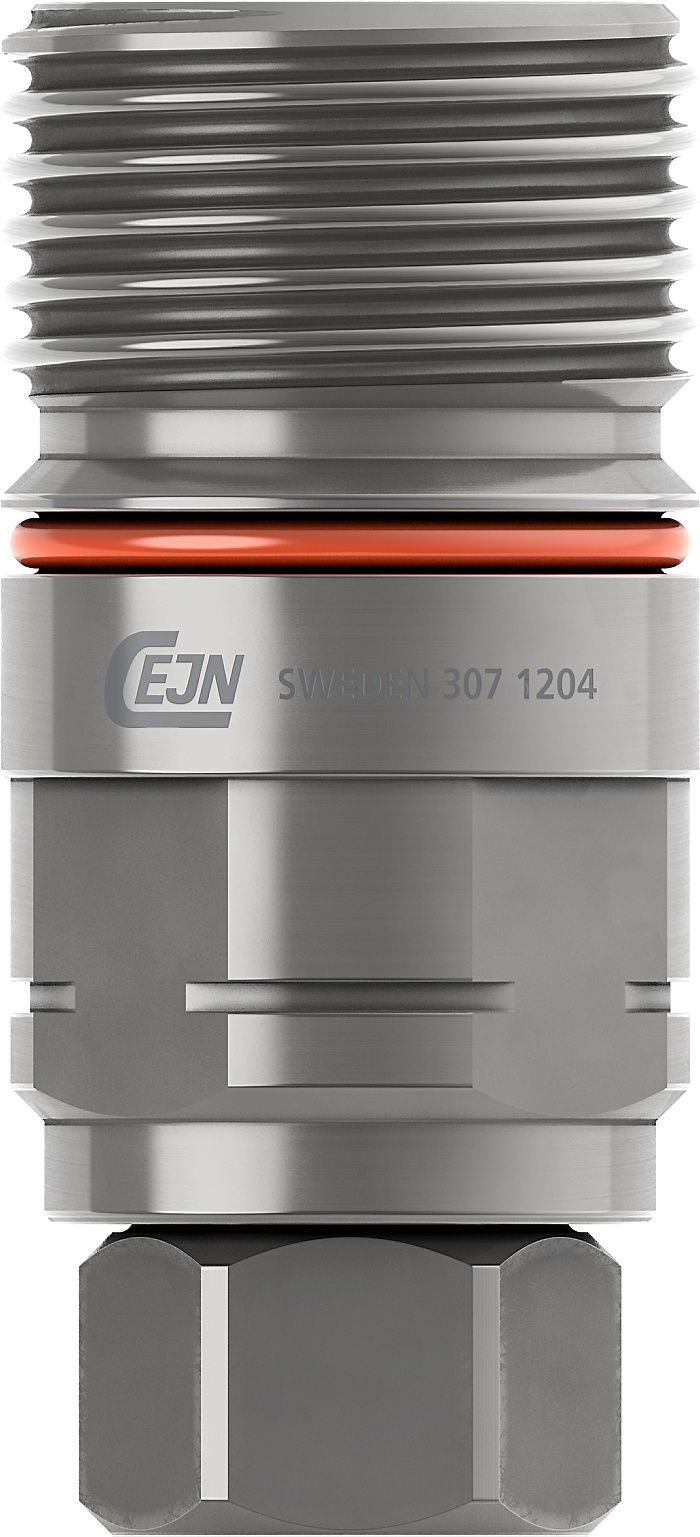 TLX - Coupleur hydraulique à visser CEJN en acier zinc-nickel - Séries 307 TLX - 3/8