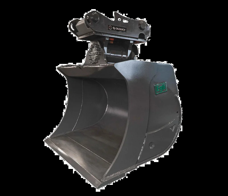 Godet de talutage orientable Egli - pour pelle 6.5 à 32 t - acier haute qualité_2