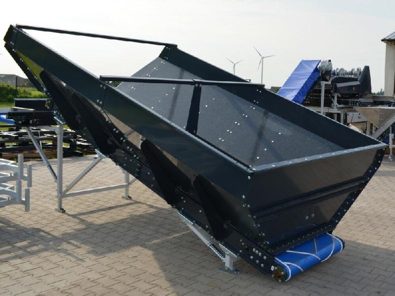 Trémie de stockage KMK de réception ZB I 400/90 - Occasion - Tapis PVC - 3.8m3 - Hauteur déchargement 1.5m_2