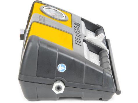 Pompe hydraulique XA11G à entraînement pneumatique - 3/3 Distributeur - 1.0 litres d'huile utile - Integrated Pressure Gauge - Pour un vérin ou un outil à simple effet_2