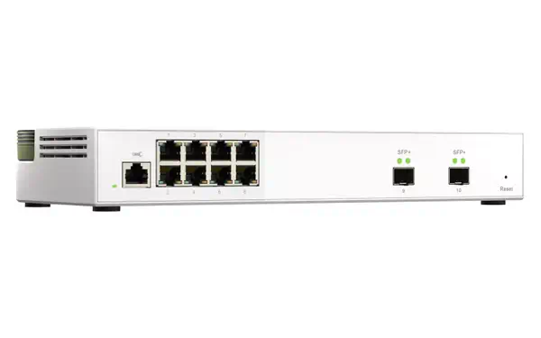 QNAP QSW-M2108-2S commutateur réseau Géré L2 2.5G Ethernet (100/1000/2500) Gris_2