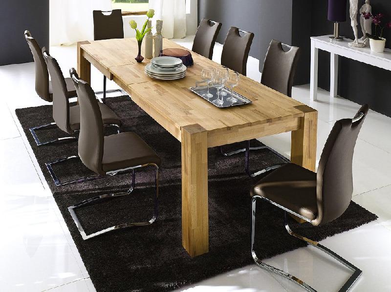 Lot de 4 chaises KILOU en tissu marron avec piètement luge - Design chic et moderne_2