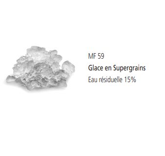 Machine à glace industrielle MF 59 SPLIT CO² inox 700 kg par jour