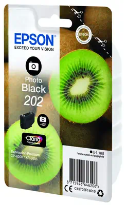 Singlepack Photo Black 202 Claria Premium Ink_2