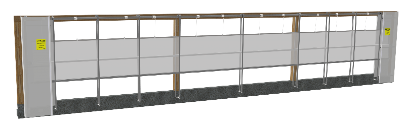 Rideaux de brise-vent WSS 5 - système enroulable pour grandes hauteurs, résistant au vent_2